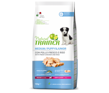 NT Medium Puppy&Junior Chicken 12kg – с пиле